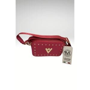 NWT Valentino Orlandi, Blush/PINK Crossbody Studded Bag MSRP $159 SAME DAY SHIP